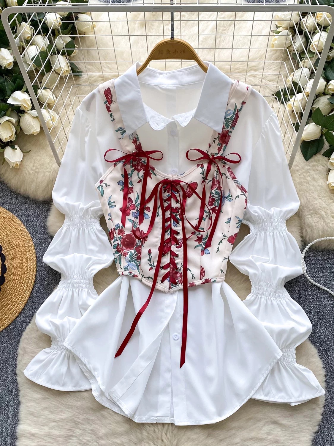 Take your shot shirt & corset set SS144 image