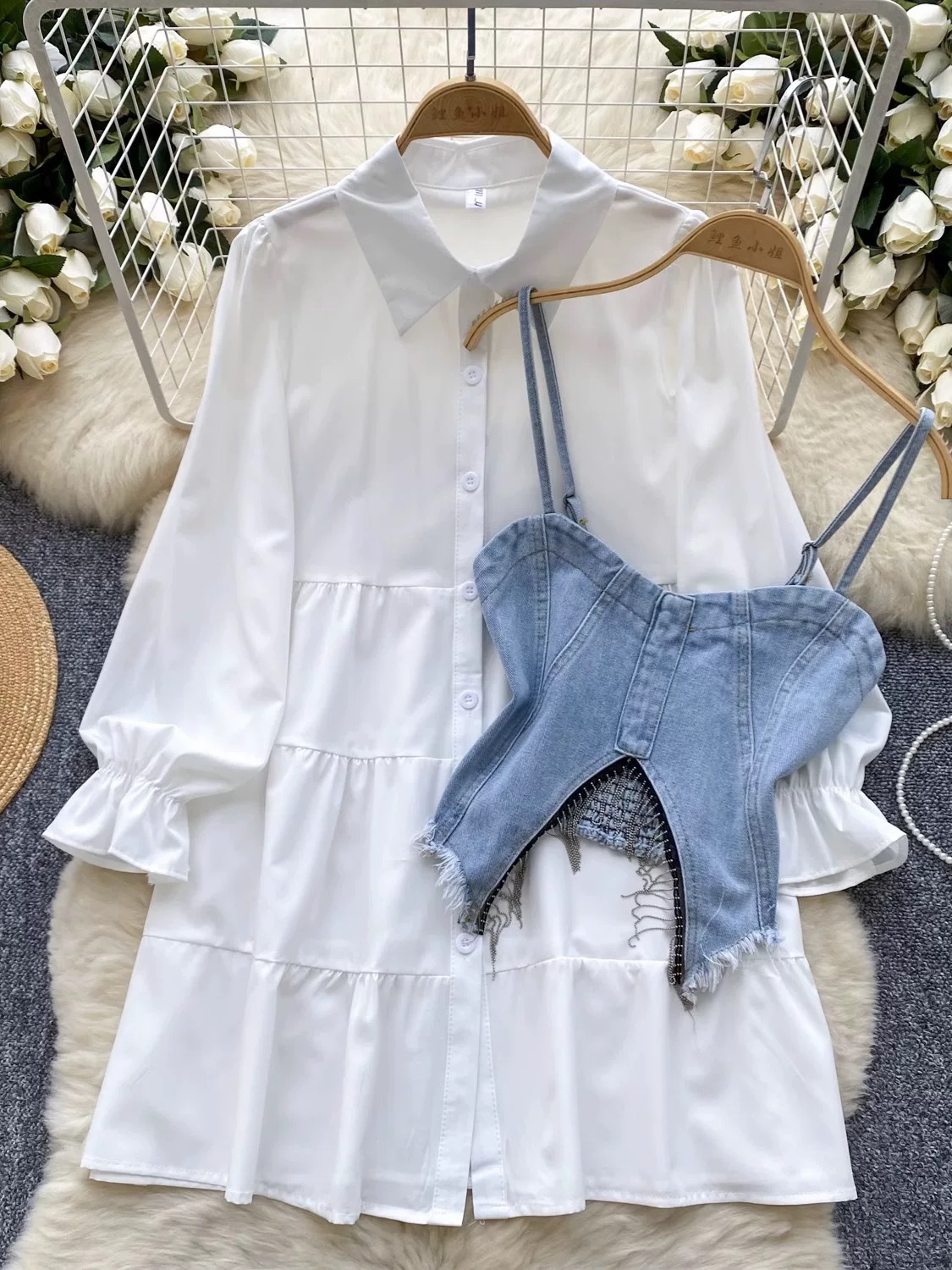 Moto mayhem shirt dress SD163 image