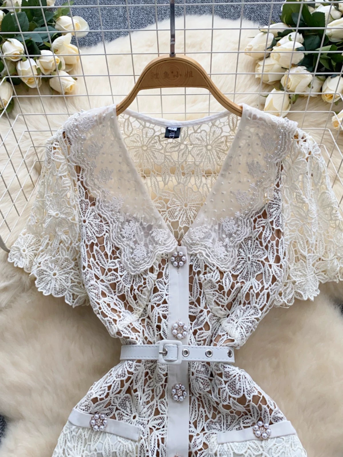Unforgettable moments lace dress & camisole FD934 image
