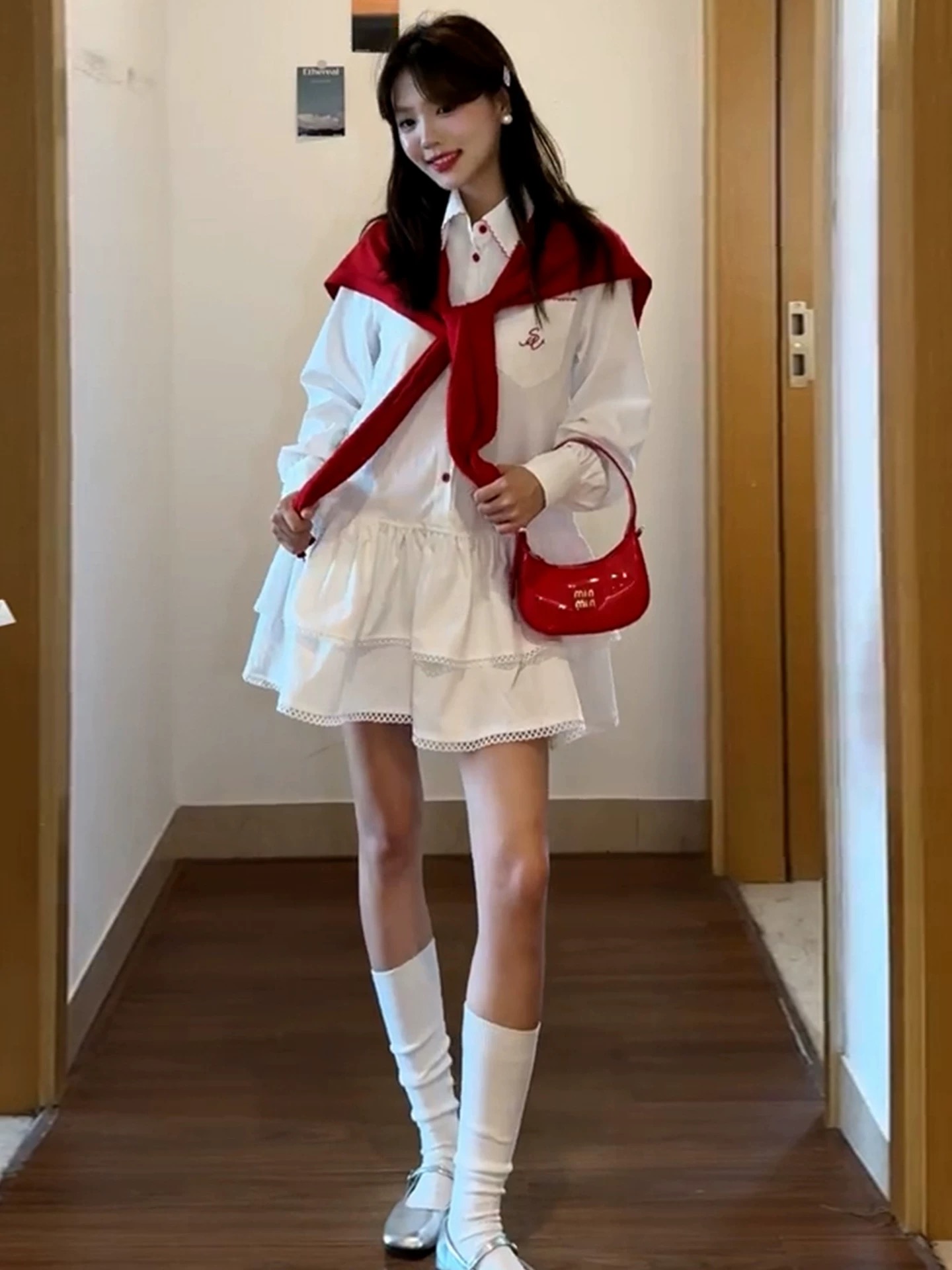 Locked in your love shirt dress SD155 image