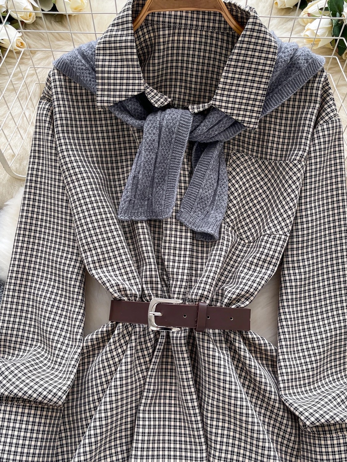 Dangerous emotions shirt dress set SD153 image