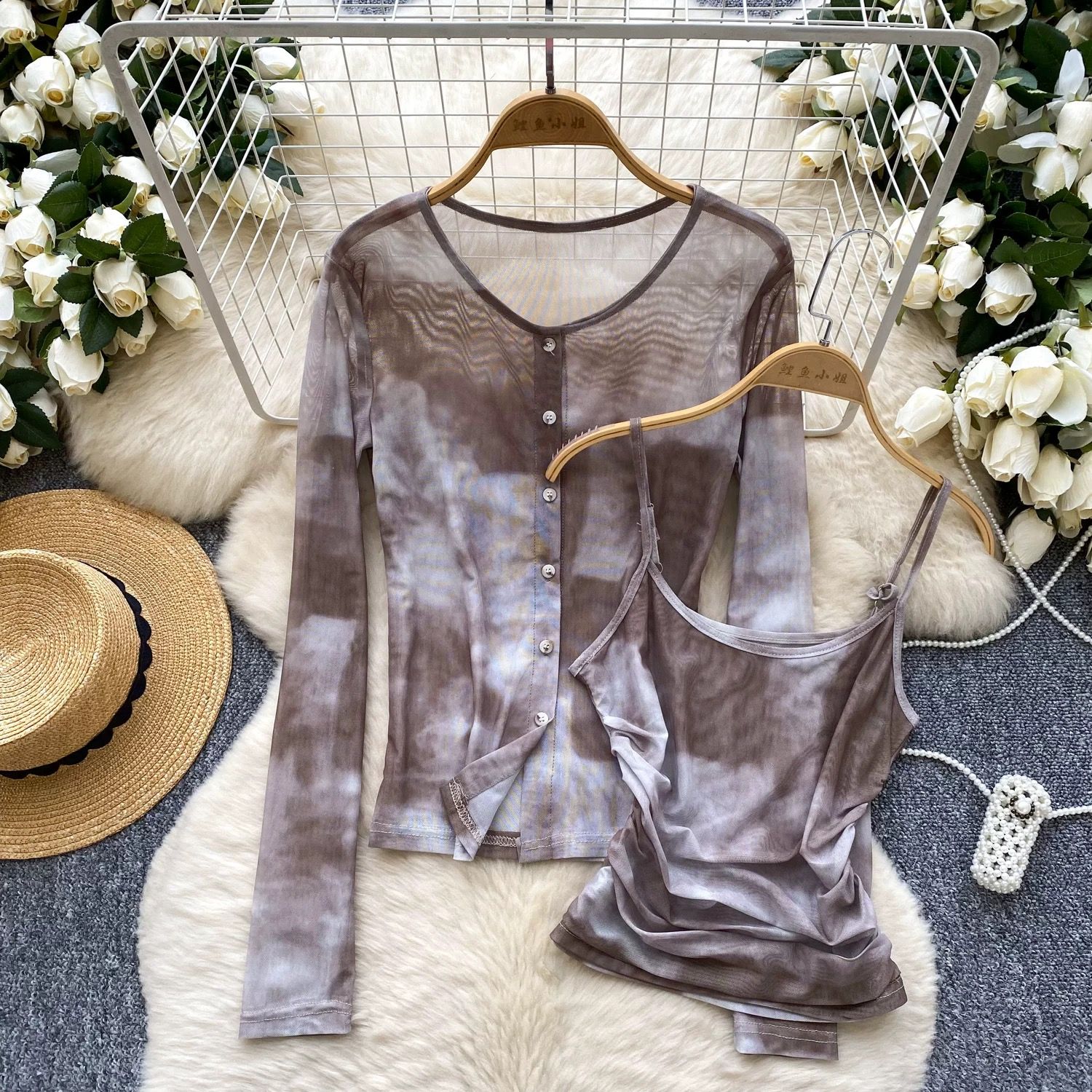 Blooming lust top & vest set CTO230 image