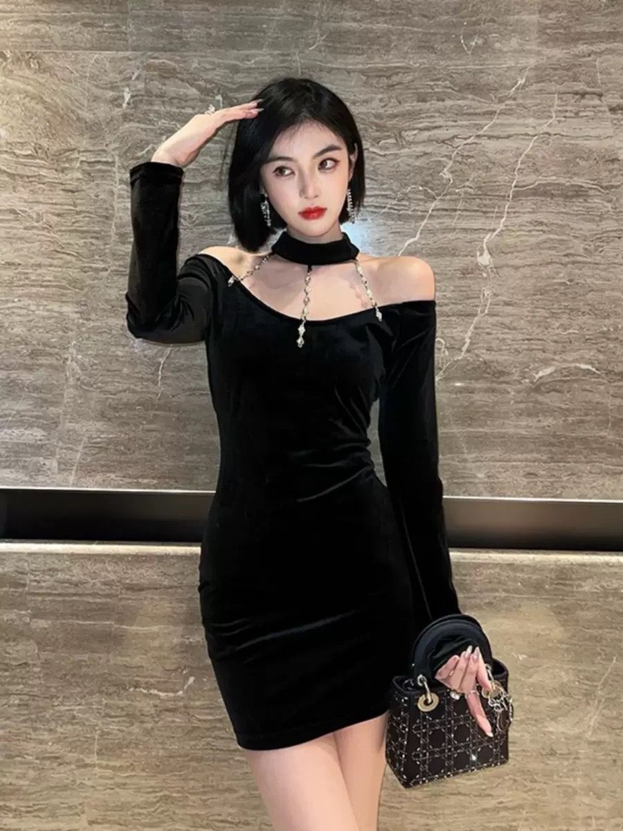 Bonnie velvet dress CBC340 image