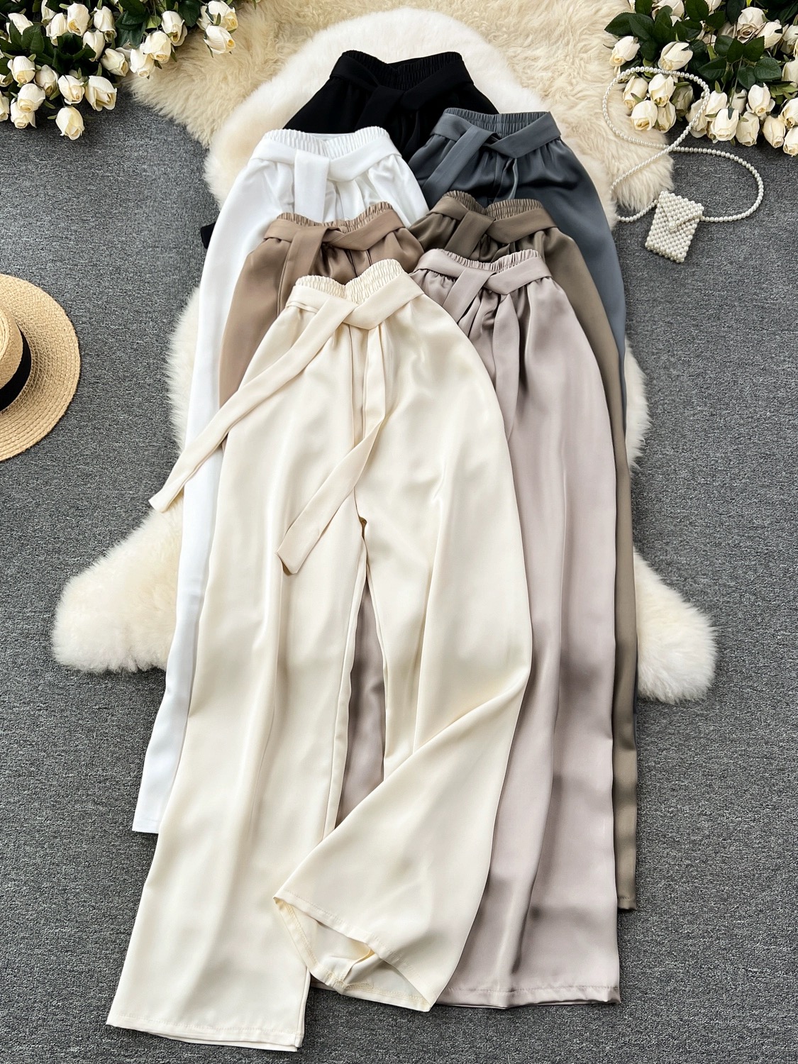 High quality silk pants image