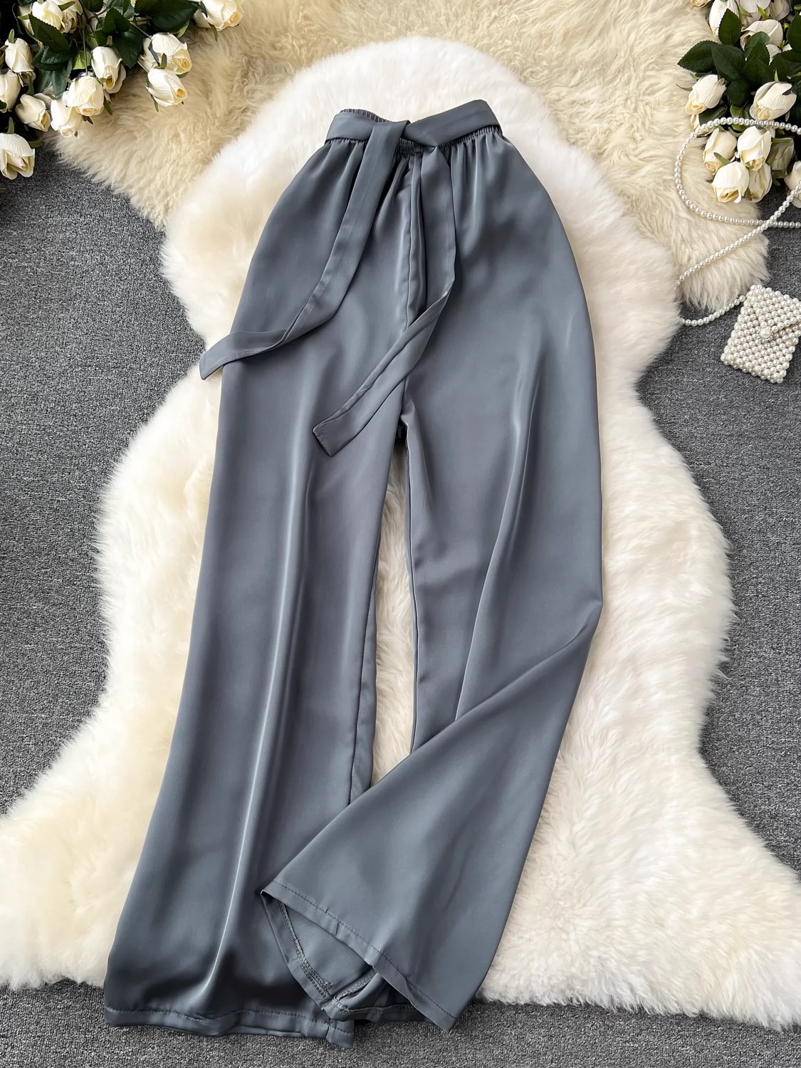 High quality silk pants image