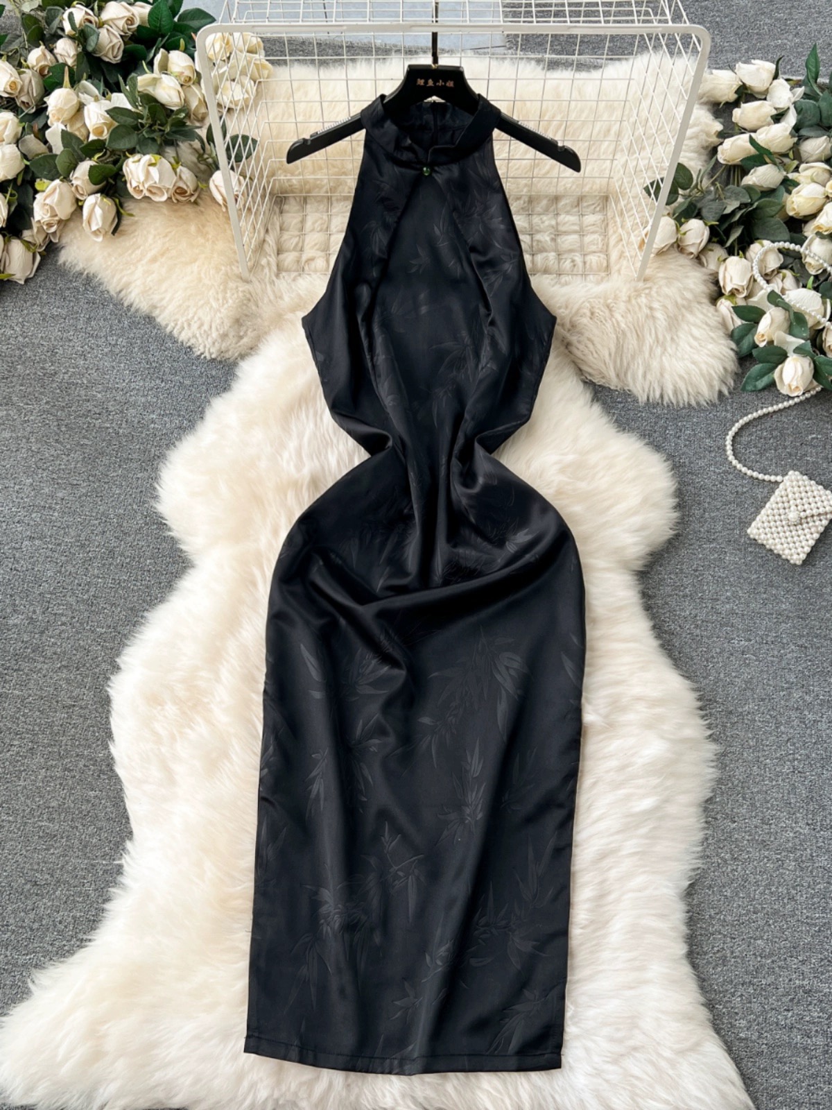 Make you wanna stay qipao dress Q110 image