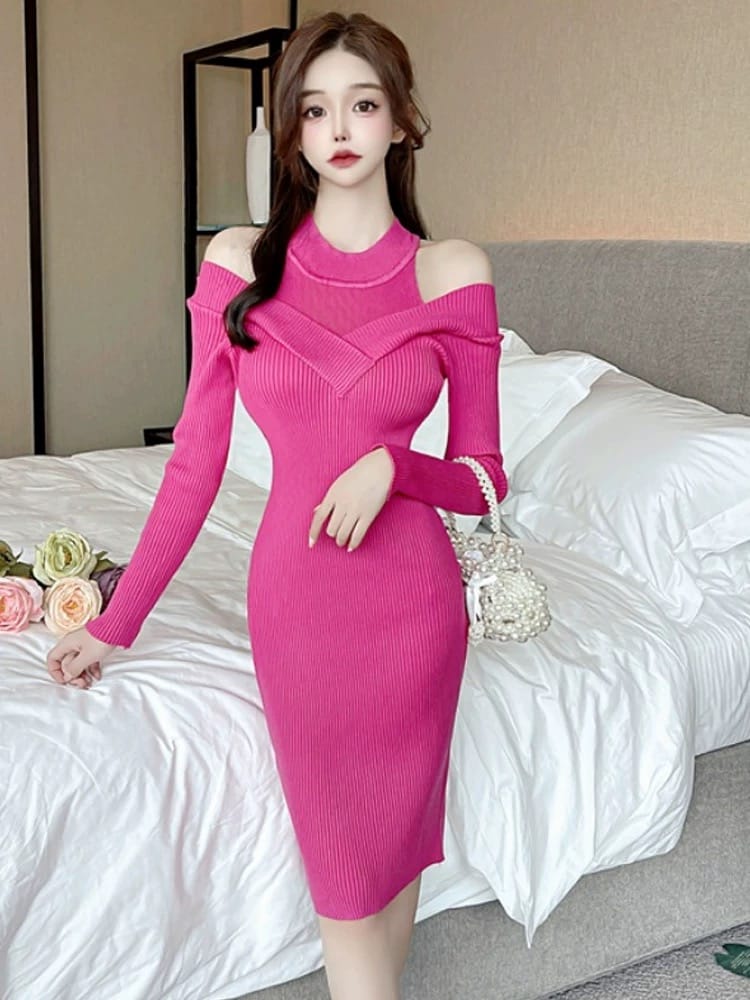 Los Angeles dreaming knitted dress KBC162 image