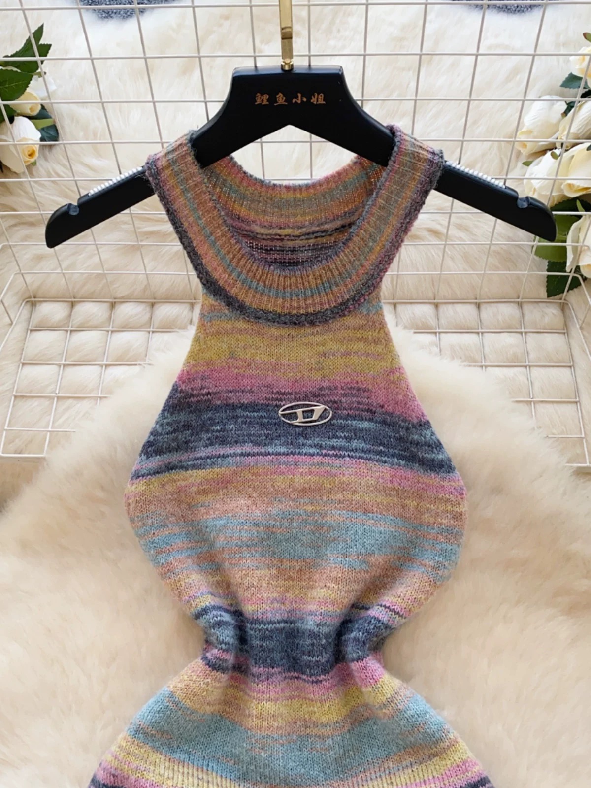 Mystical girl plaid dress KBC204 image