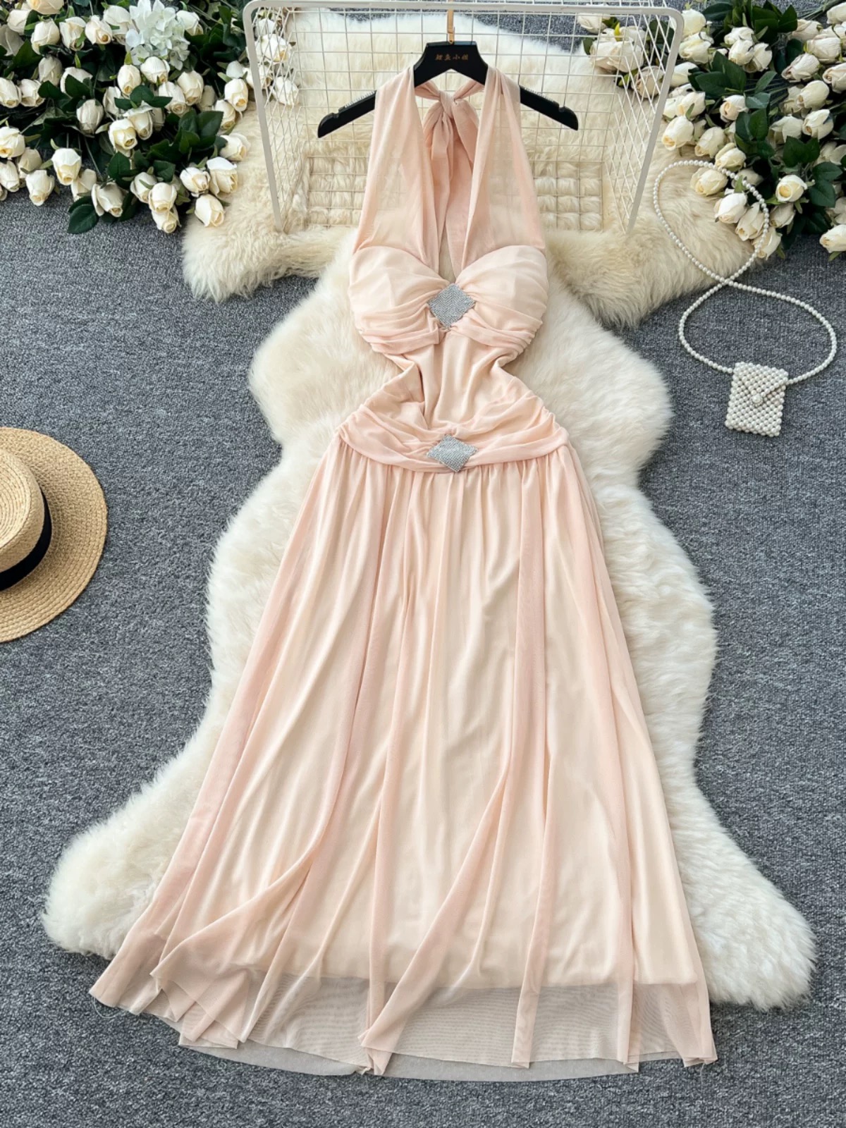 Route to vacation luxury designer dress CD901 image