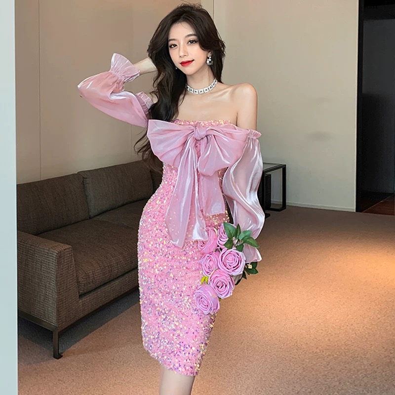 Mad about me sequin dress EBC127 image