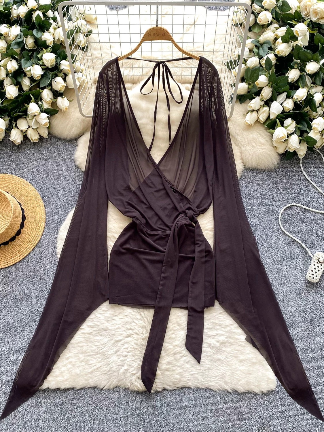 Perfect night mesh dress  CD732 image