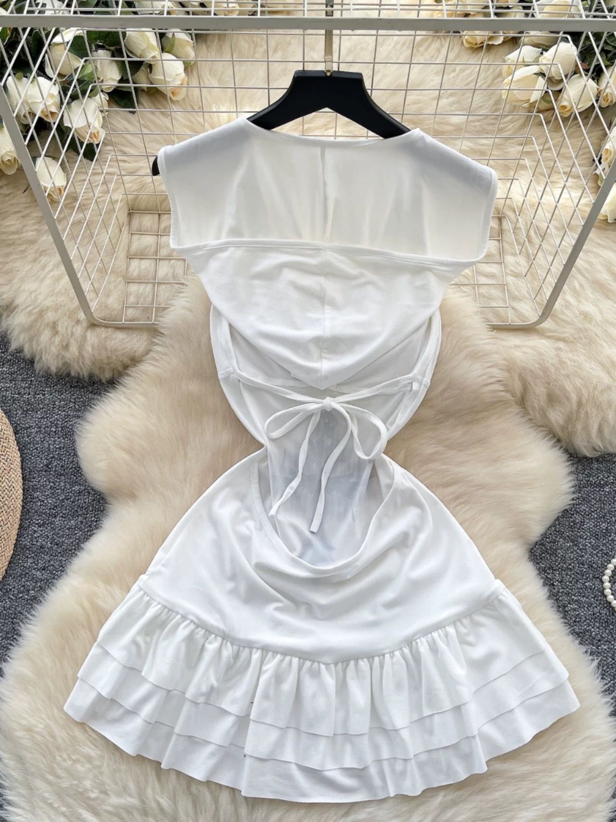 Solid abstract Halloween dress CD907 image