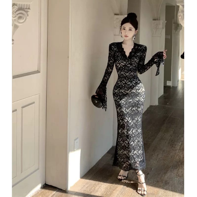 Lilliana lace dress EBC129 image