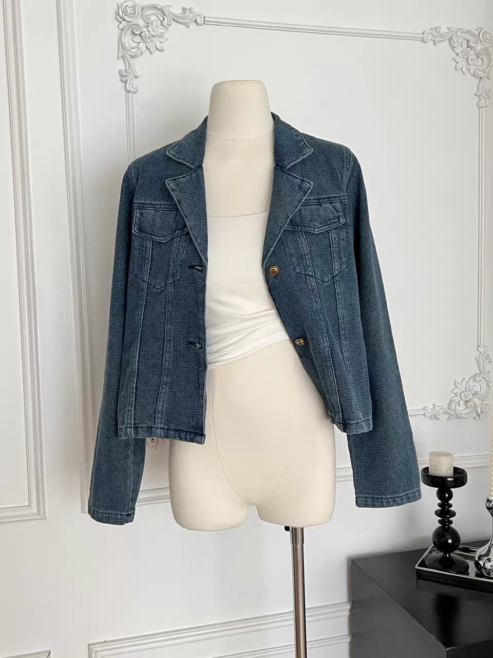 Chic town girl denim jacket DJA138 image