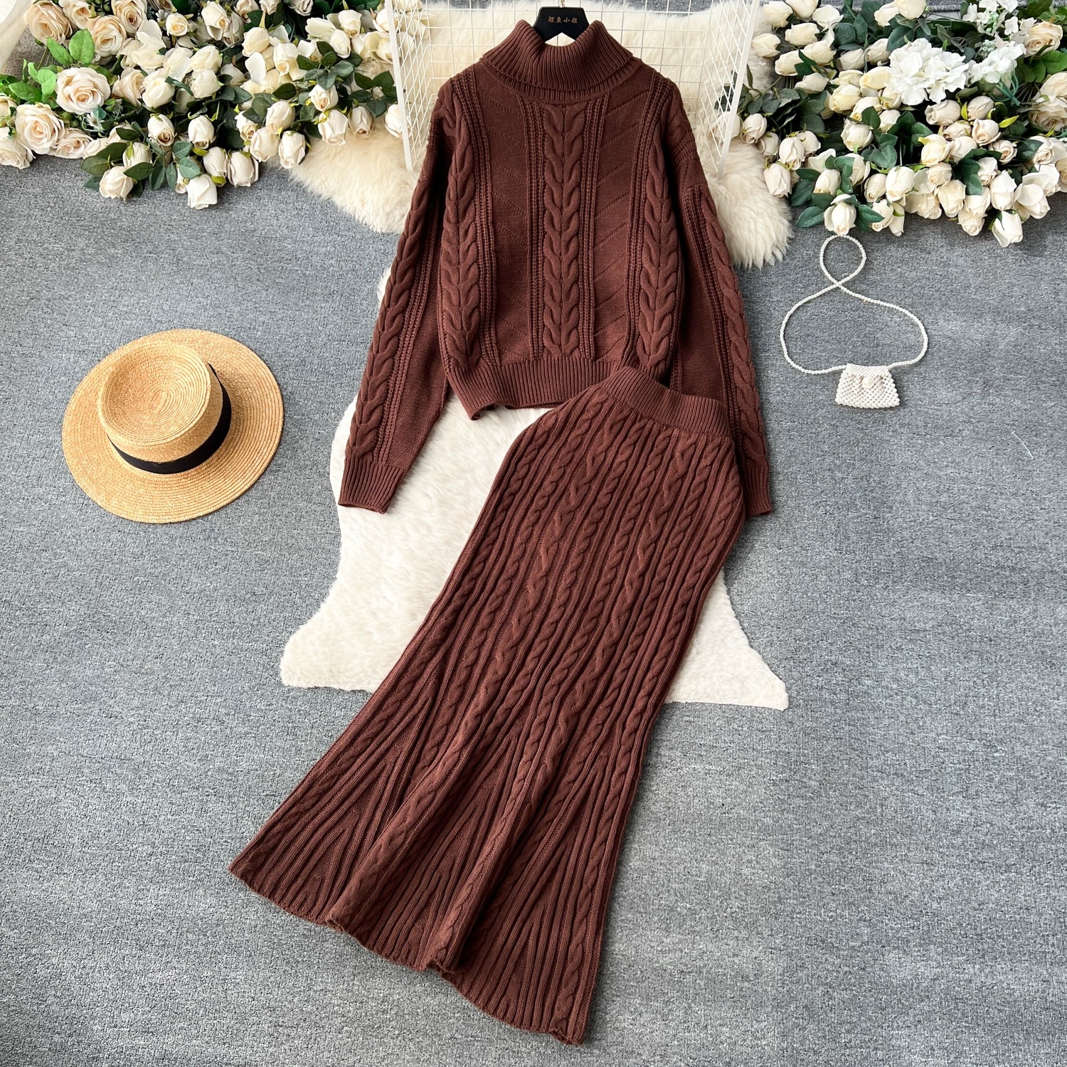 Night out knitted set KTP273 image