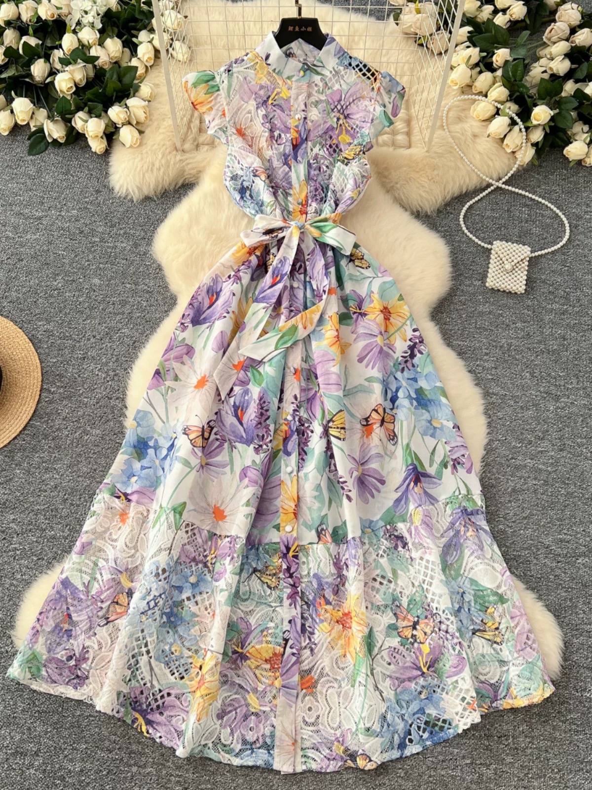 Diamond babe lace dress CD981 image