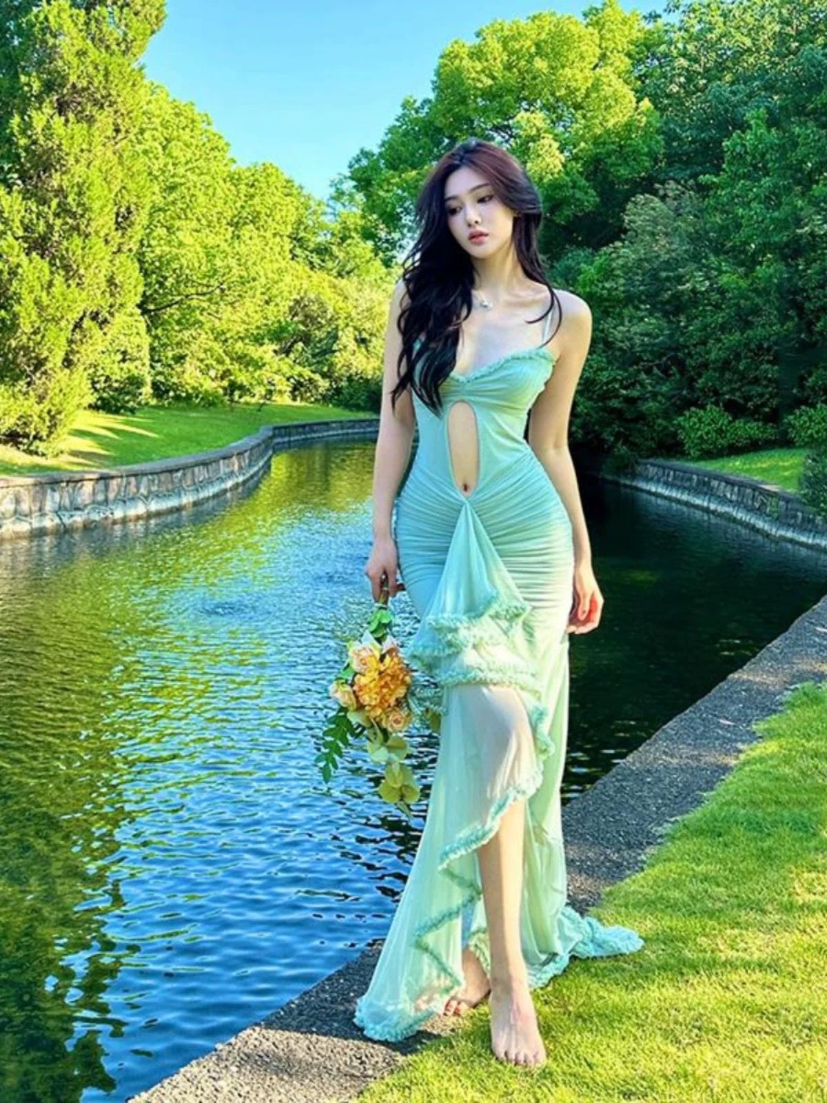 Casual goddess dress CD2142 image