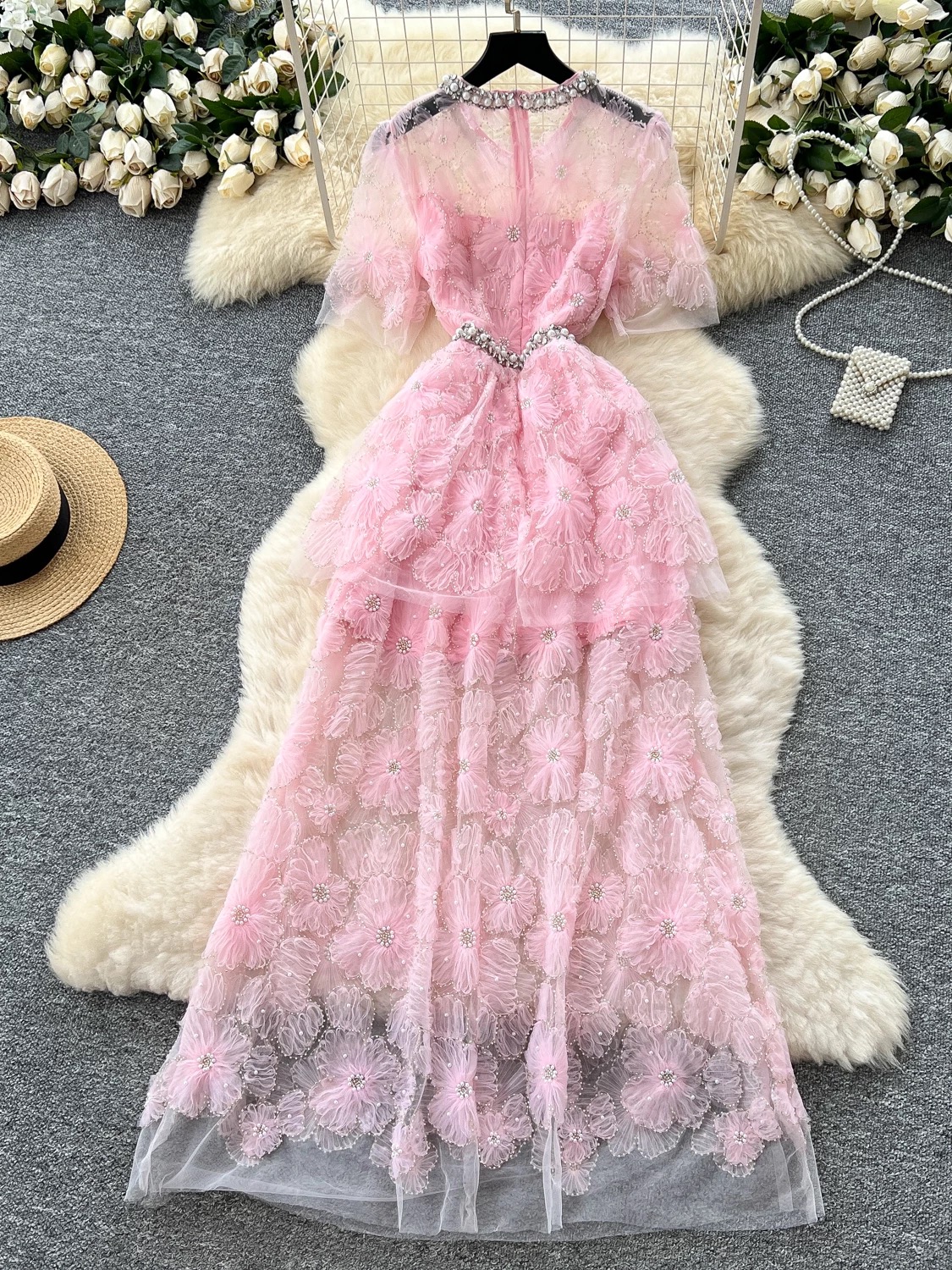 Best of the best lace dress FD588 image