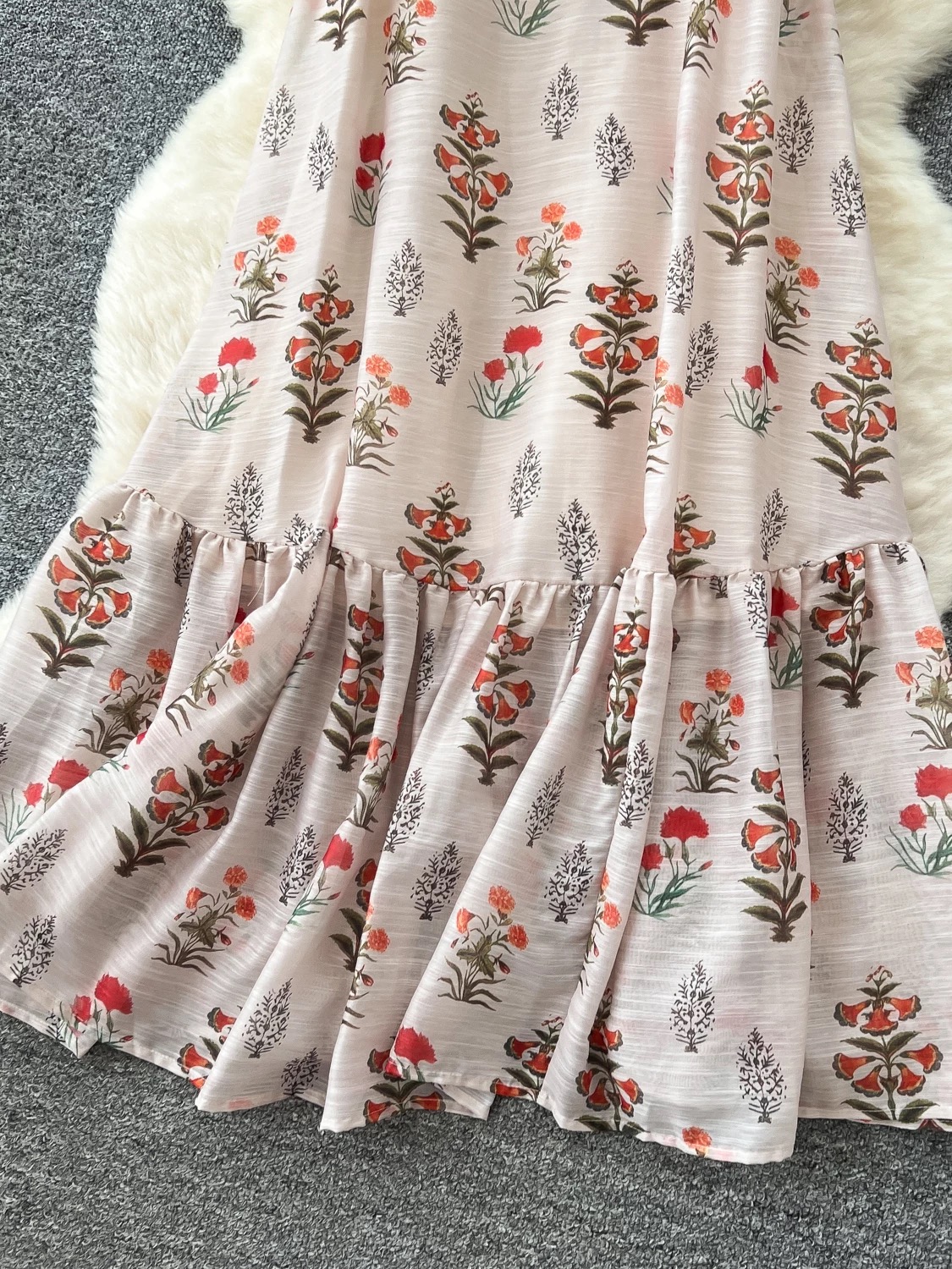 Taking slay notes floral dress CD755 image