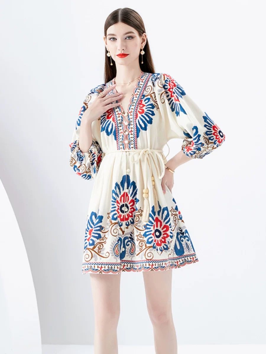 Special print dress ED94 image