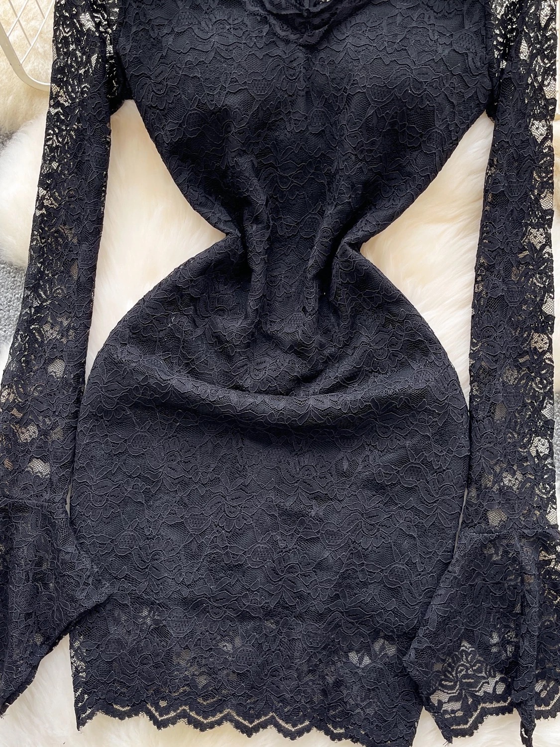 Star gazing lace dress CBC1393 image