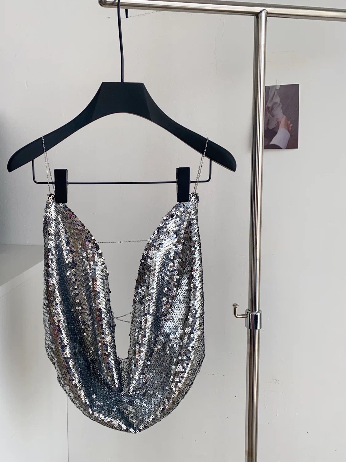 Come from old money sequin top CTO856 image