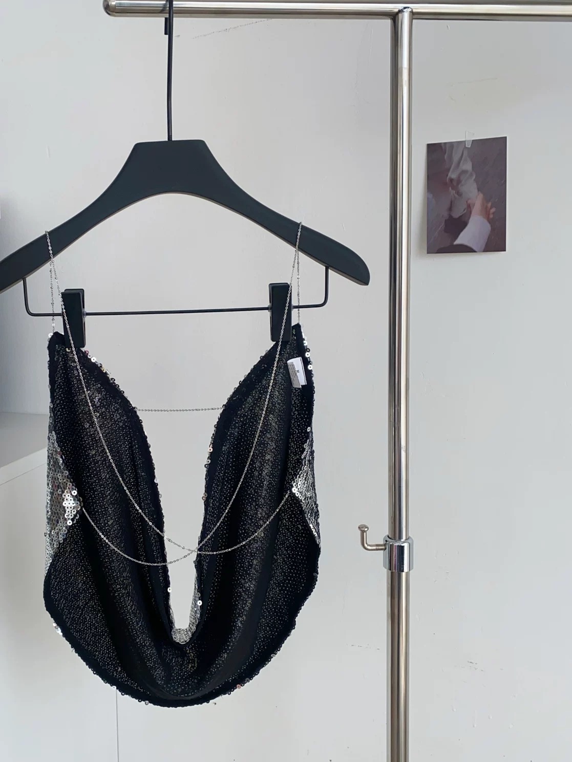 Come from old money sequin top CTO856 image