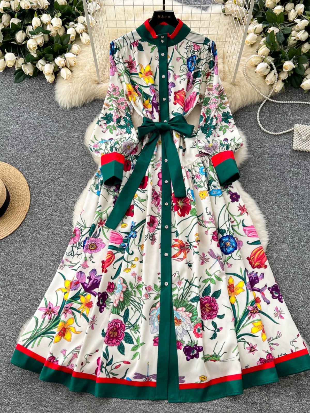 Summer stunner print dress ED184 image