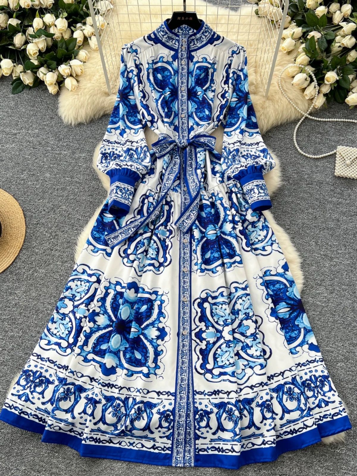 Summer stunner print dress ED184 image