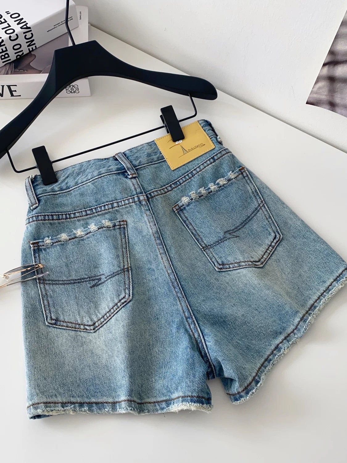 Way up denim shorts DS116 image