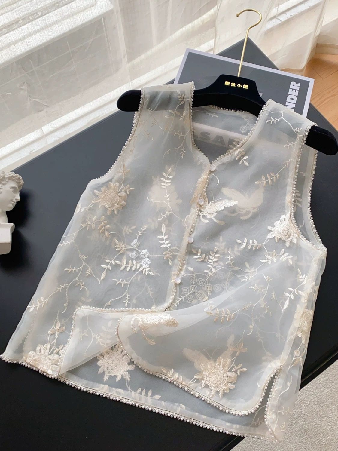 Night out waistcoat top CTO1034 image