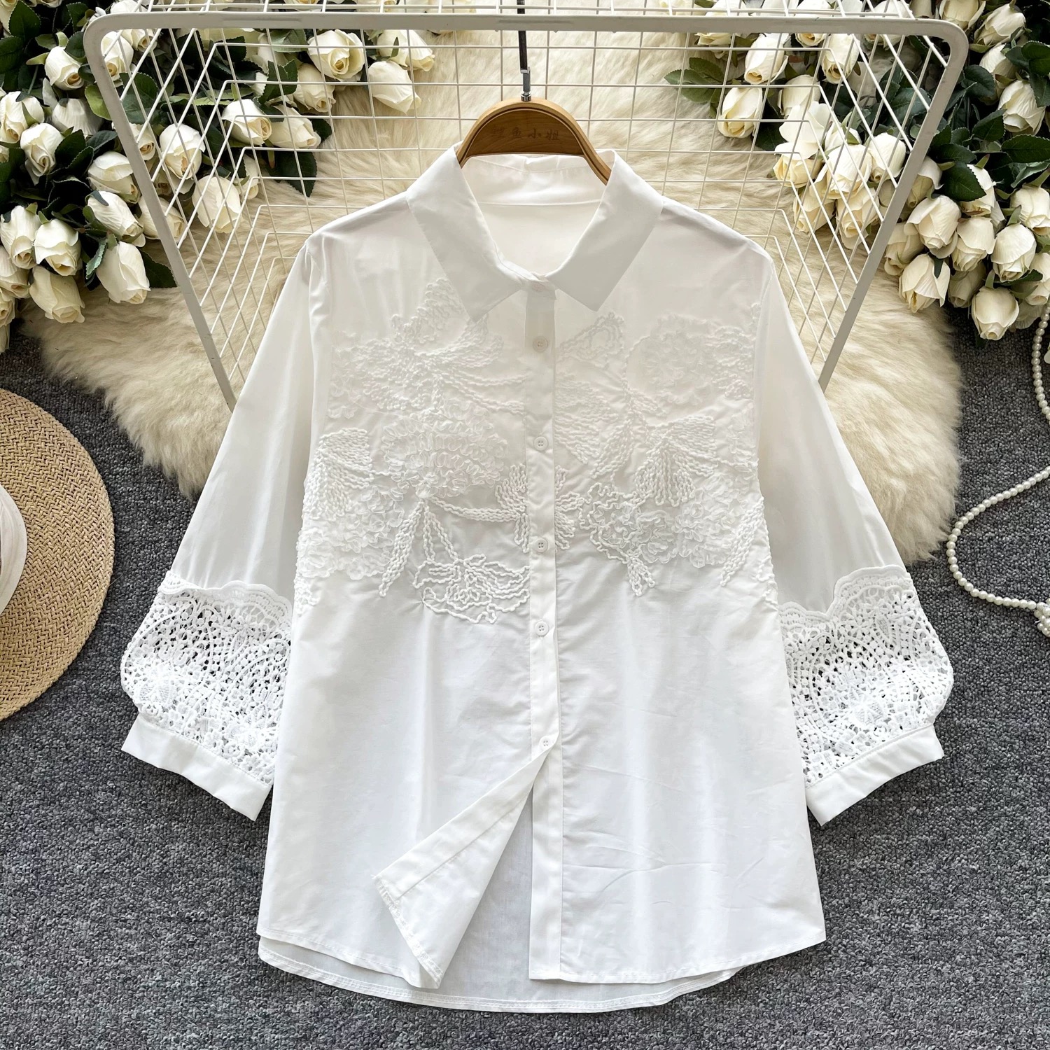 New scene lace shirt SH140 image