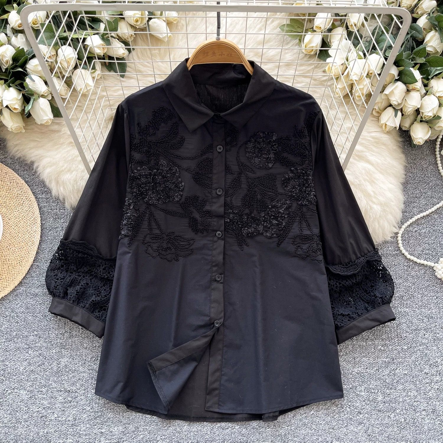 New scene lace shirt SH140 image