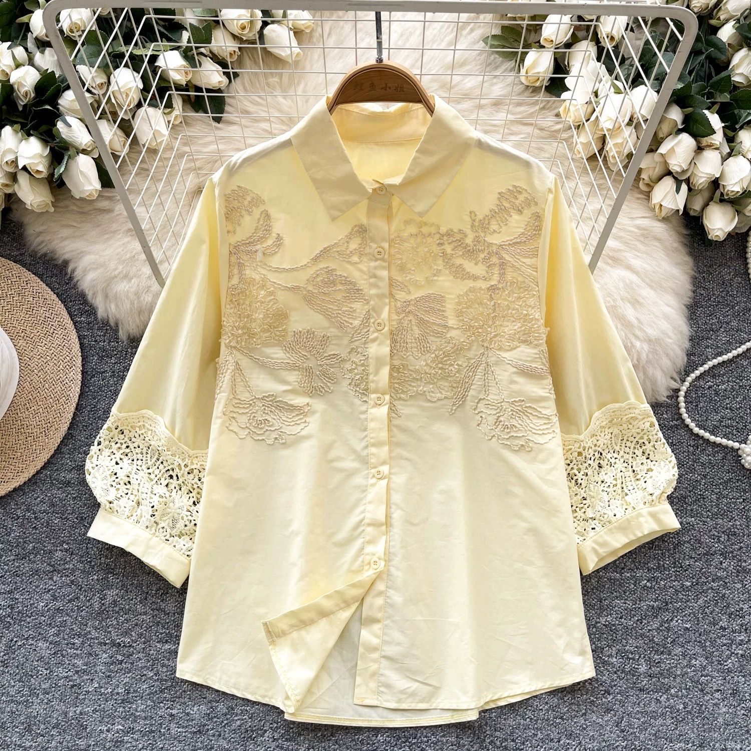 New scene lace shirt SH140 image