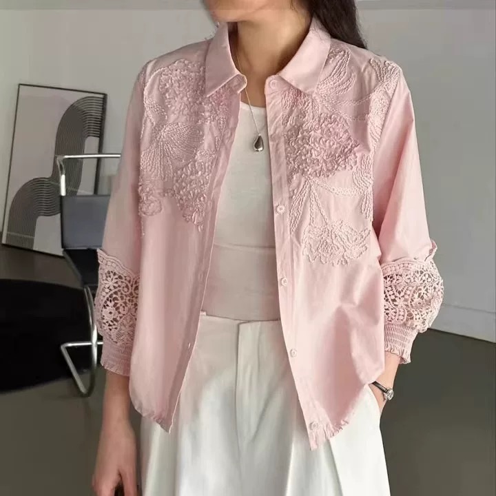 New scene lace shirt SH140 image