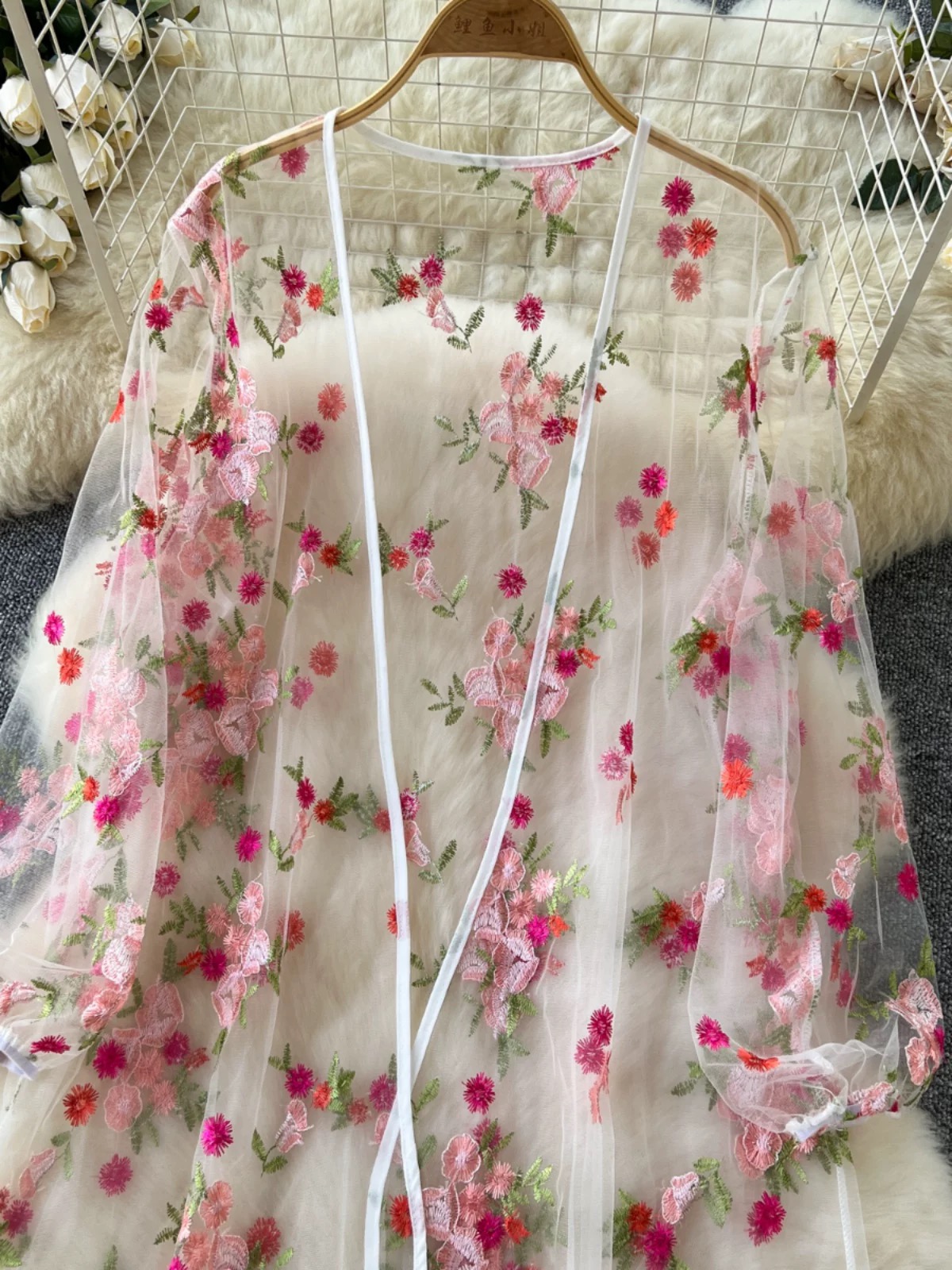 Fun times floral kimono KM137 image