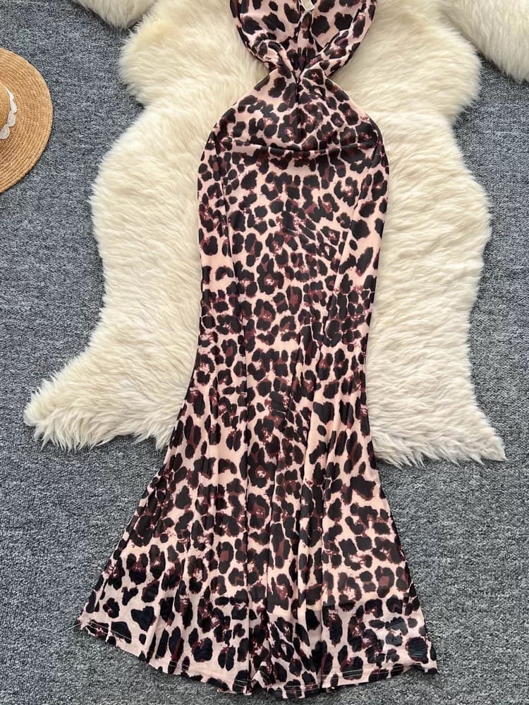 Double trouble halter dress CD785 image