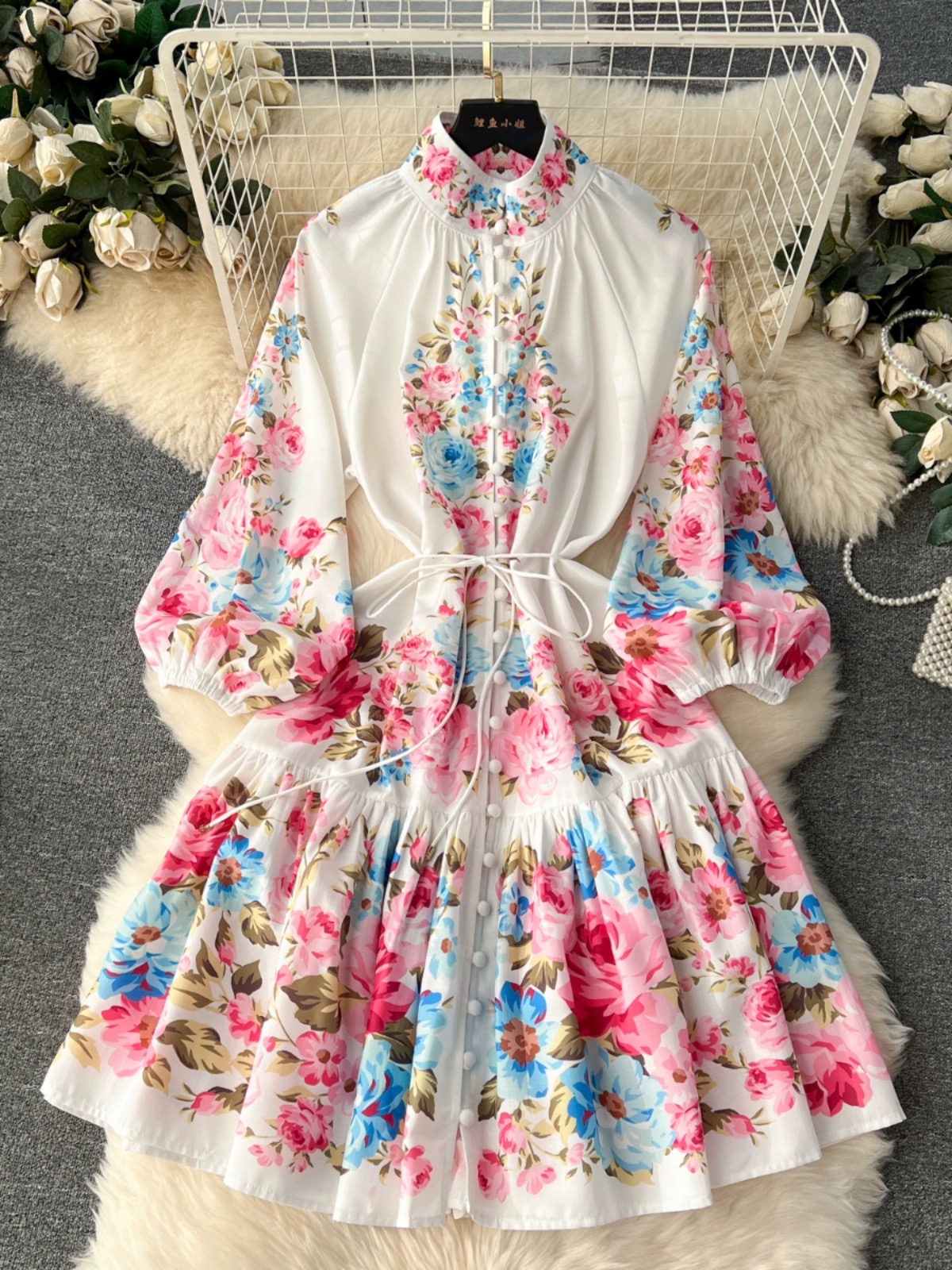 Glistening ocean dress ED212 image