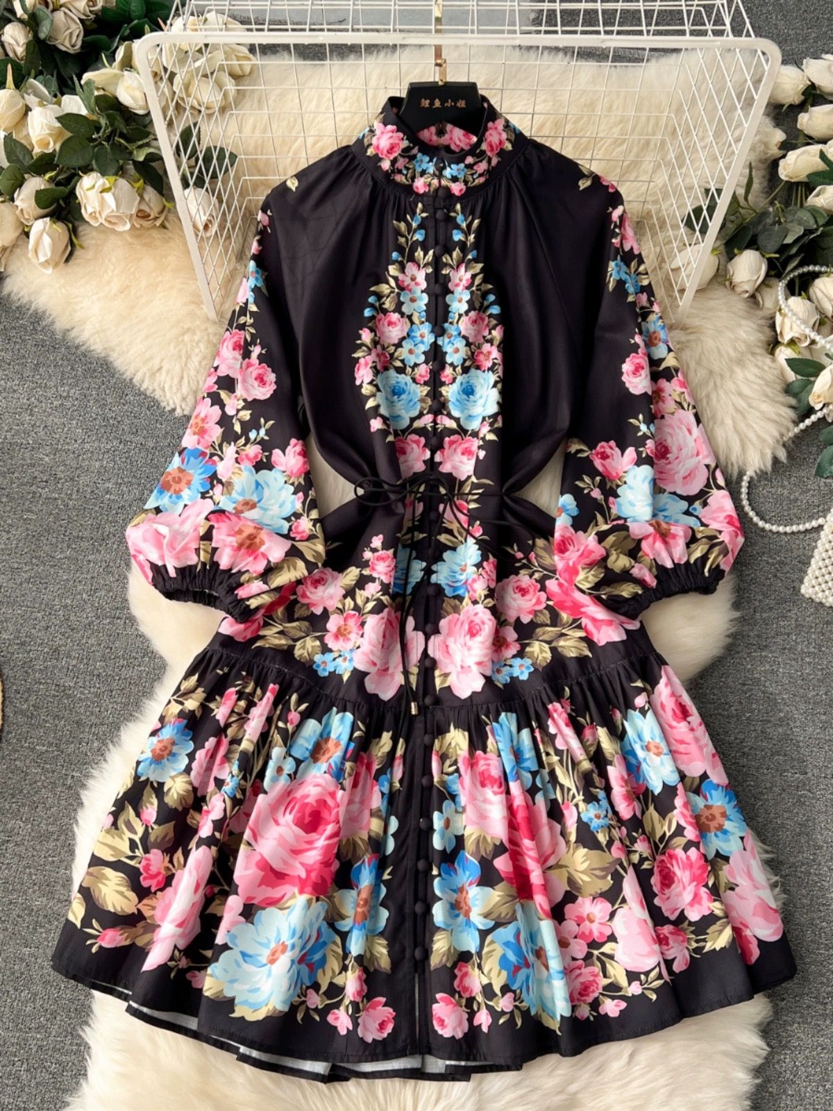 Glistening ocean dress ED212 image