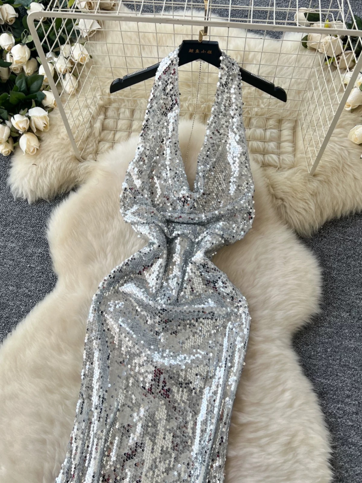 Whirlwind romance sequin dress EVD226 image