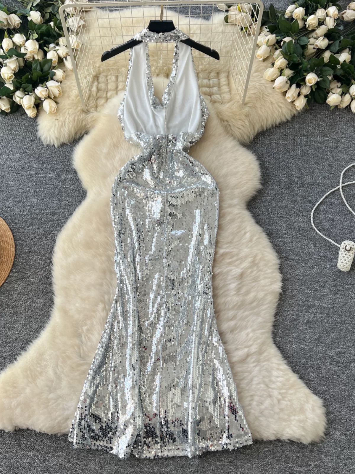 Whirlwind romance sequin dress EVD226 image