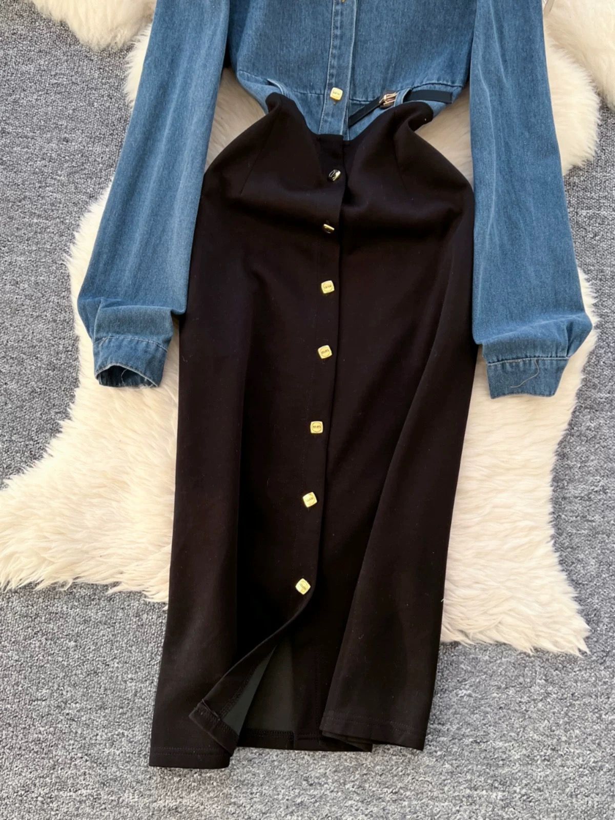 Fought for you denim dress DD24 image