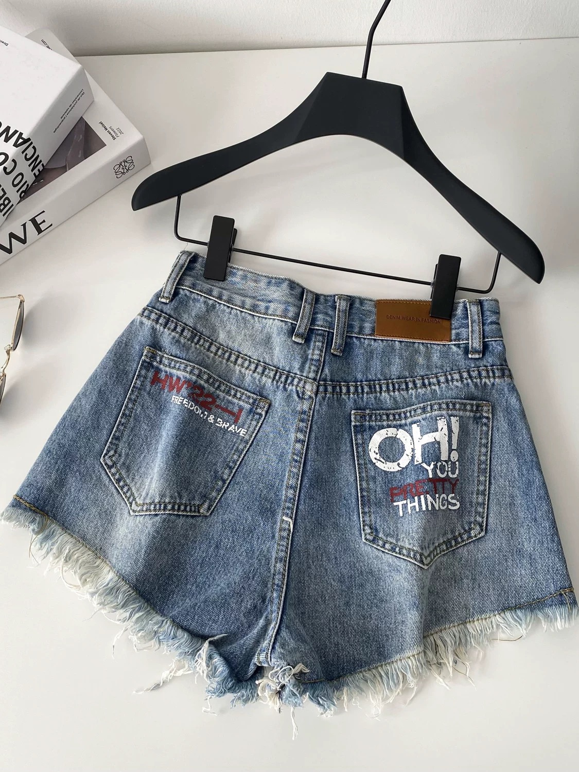 Believe in you denim shorts DS120 image