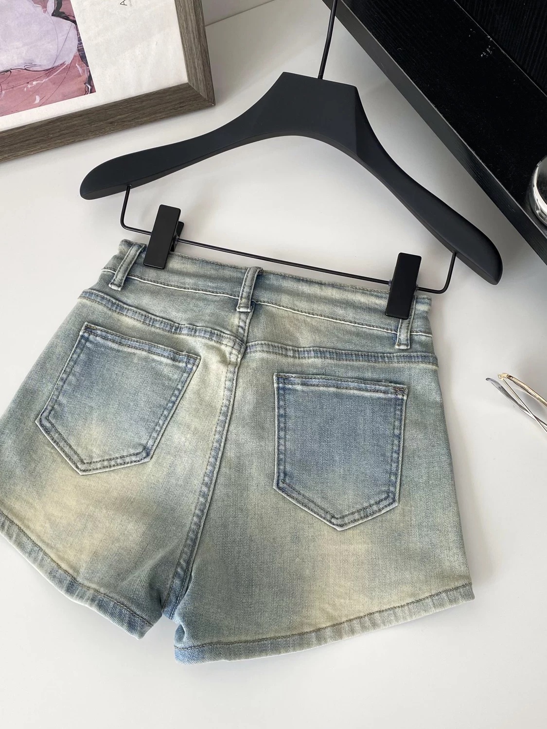 Nights in Paris denim shorts DS123 image