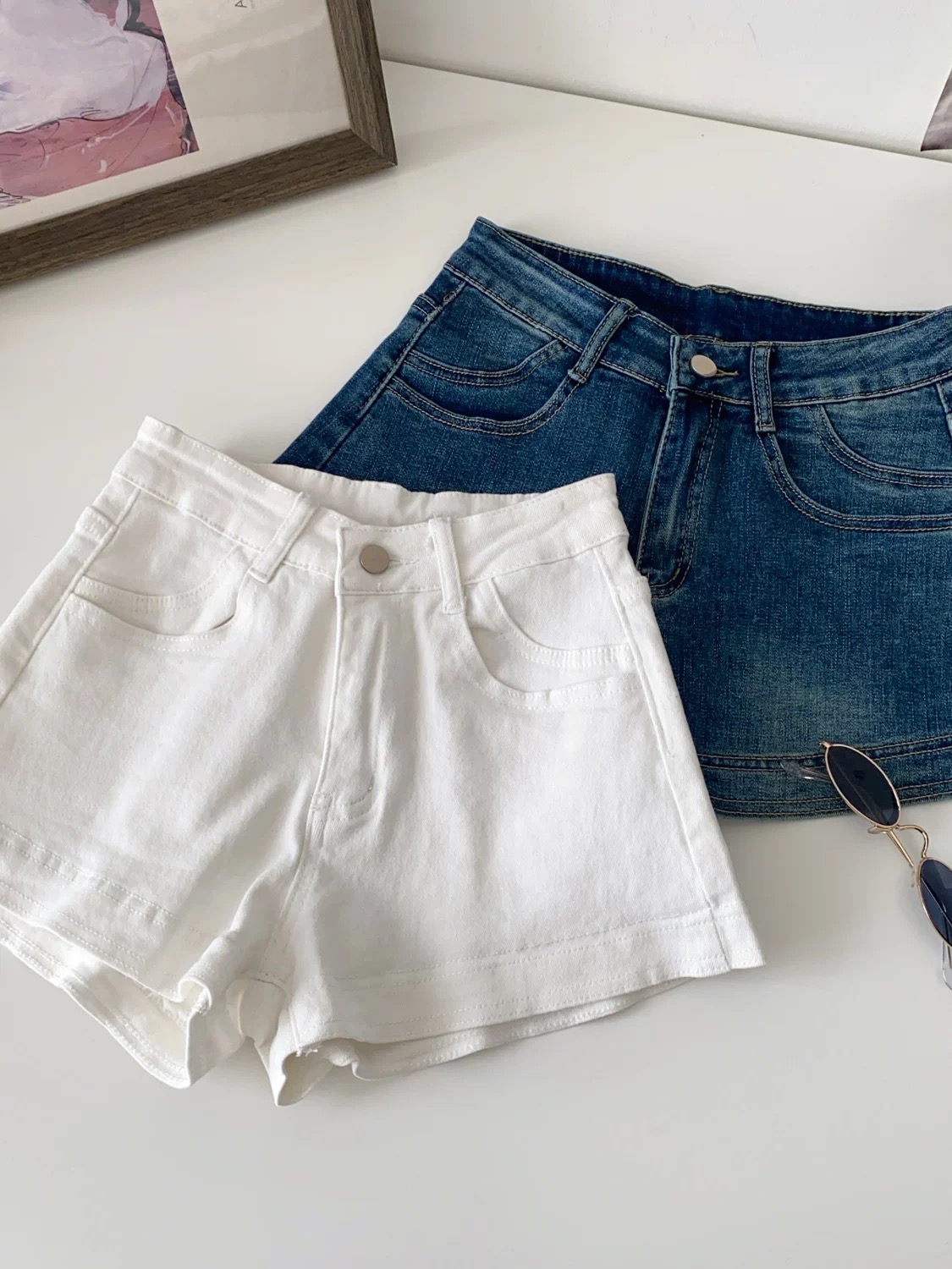 Summer baby denim shorts DS124 image