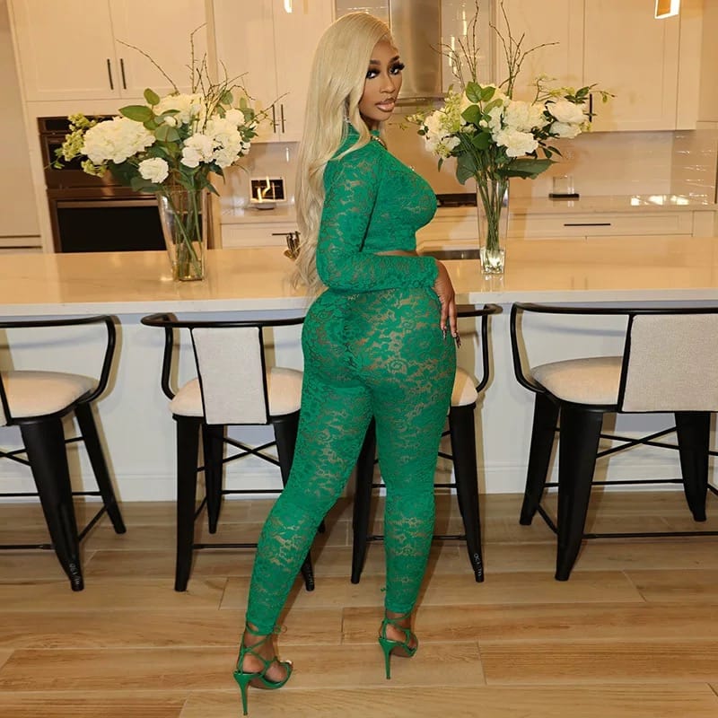 Malibu vibes lace set FTP188 image