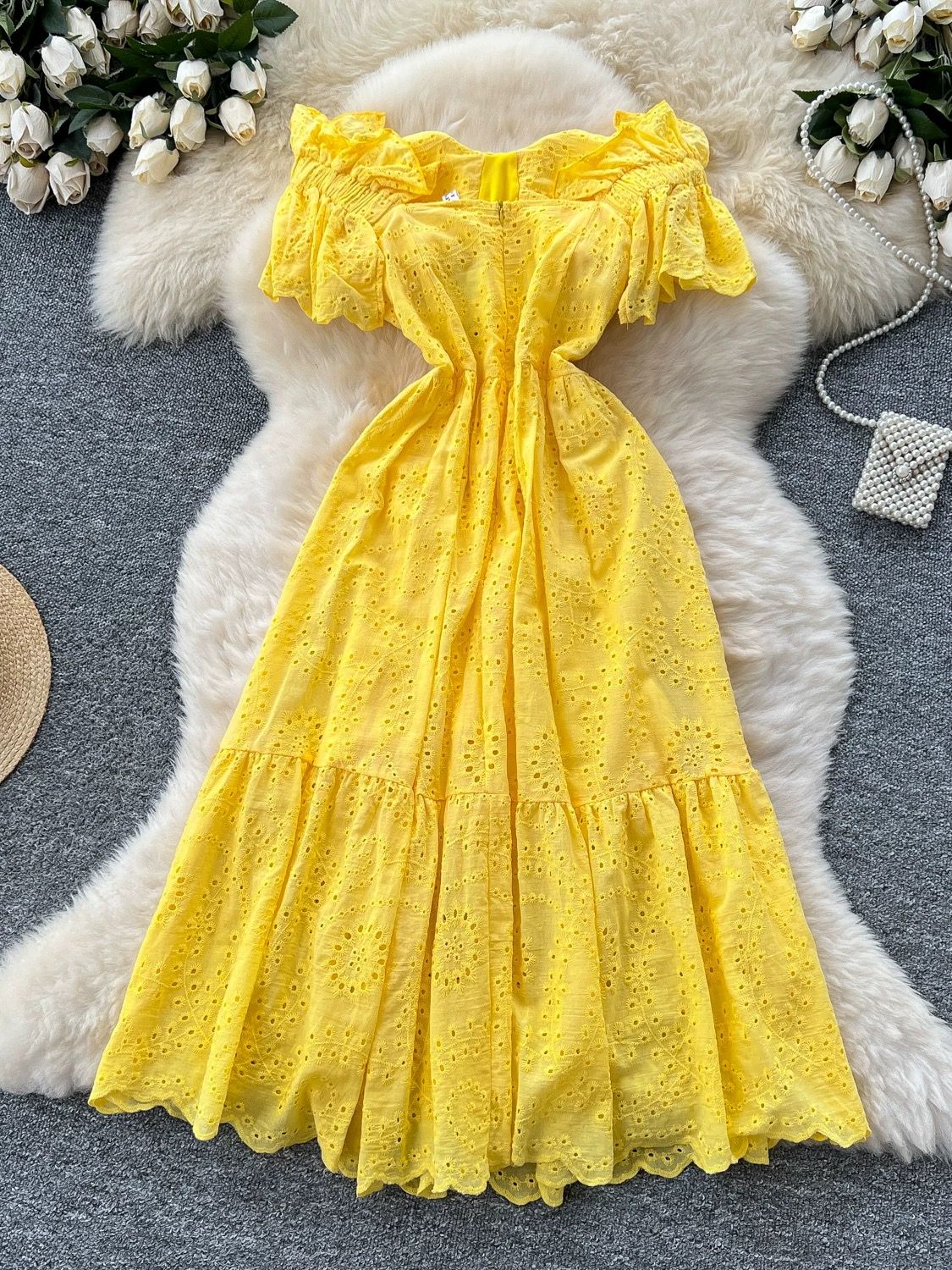 She stay shining lace dress CD153 image