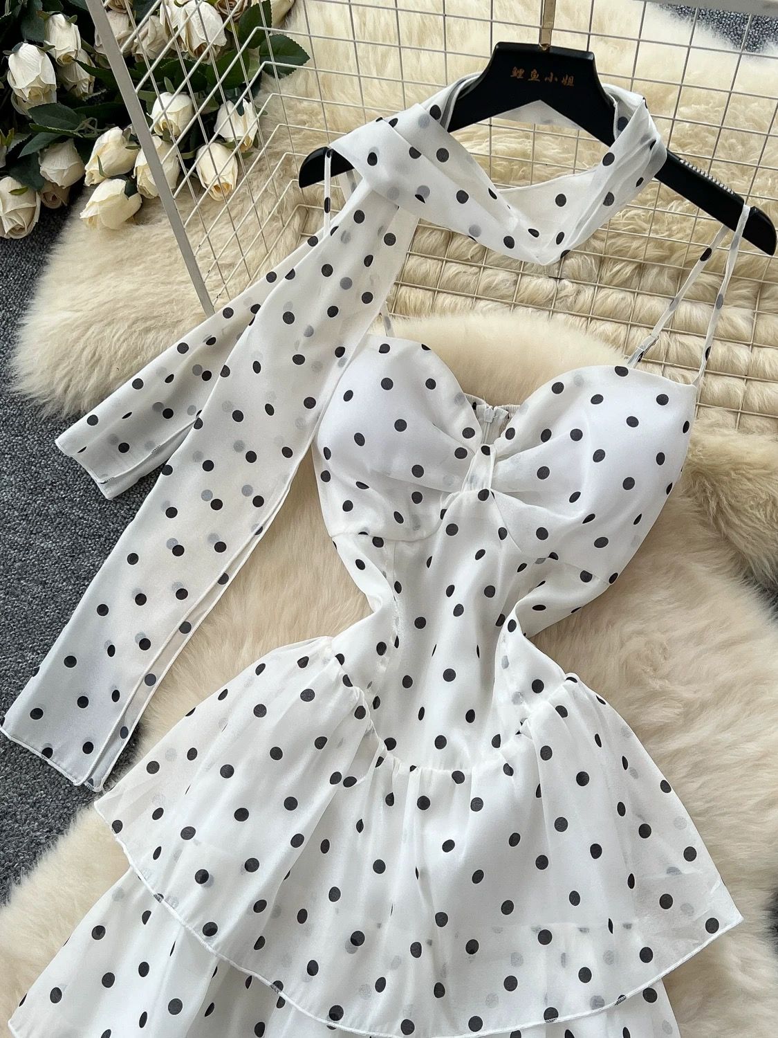 Luxury with you polka dress CD154 image