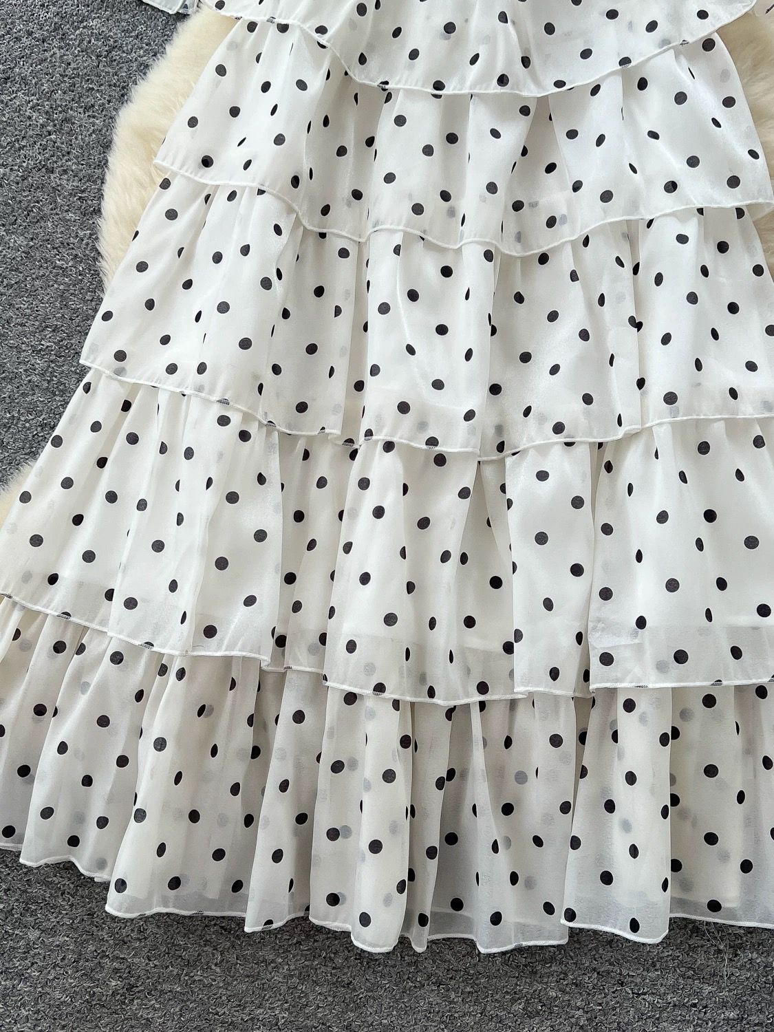 Luxury with you polka dress CD154 image