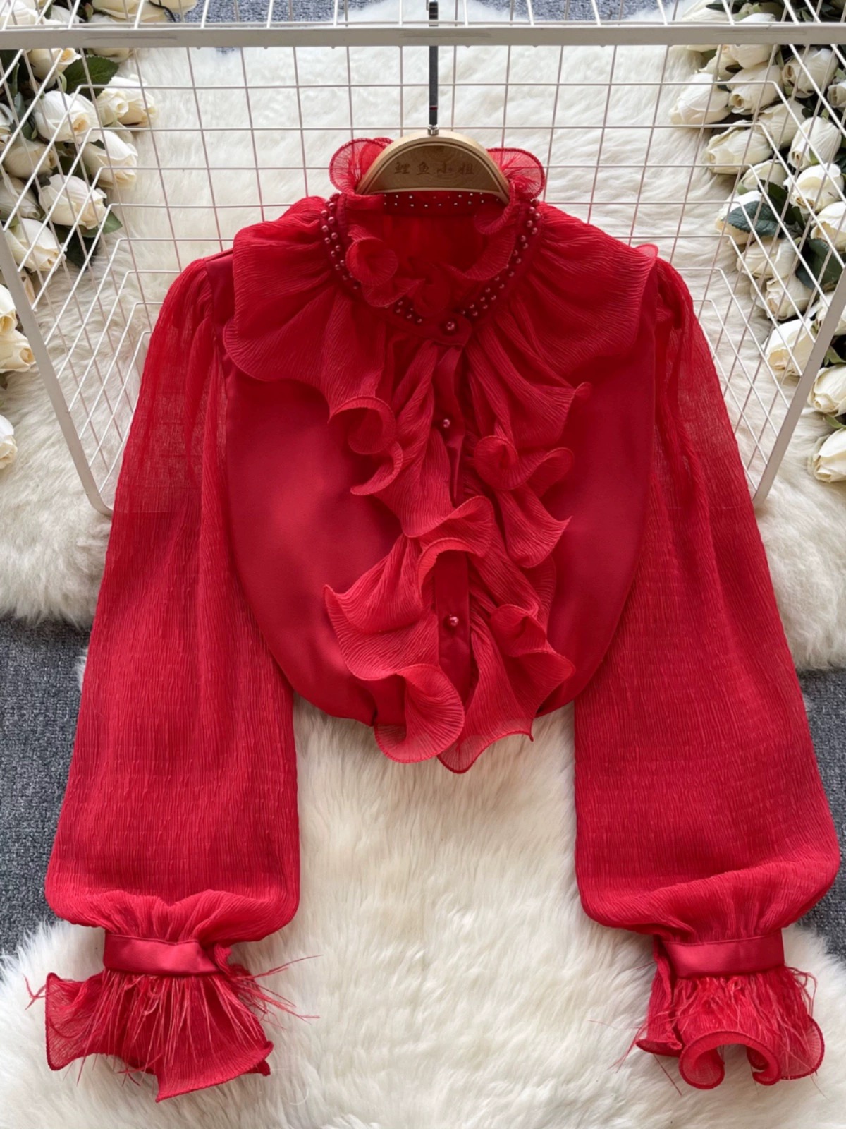 Work babe blouse BE346 image